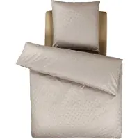 JOOP! Bettwäsche Mako-Satin Cornflower 4020 Farbe beige Größe 135x200cm + 80x80 cm