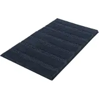 Kleine wolke Badematte "Monrovia", rutschhemmend beschichtet, fußbodenheizungsgeeignet, Badteppich, Uni Farben, gestreift, aus Mikrofaser, waschbar