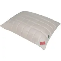 Hefel Naturhaarkissen "Bio Zirbe, Kopfkissen 40x80 cm, 40x60cm, 80x80 cm", Füllung: Schafschurwollnoppen & Zirbenflocken, Bezug: Bio-Baumwolle, (1 St.), Die Kraft der Zirbe - Made in Austria