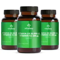 Vitabay Vitamin D3 20000 IE + K2 540 St