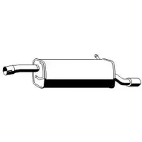 VEGAZ Endschalldämpfer FORD FS-647 1357360,1364781,1383127 Endtopf,Auspuff Endtopf,Nachschalldämpfer,ESD 1557517,1557518,1578098