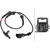 Hella Sensor Raddrehzahl 2-polig Hall 655 mm Kabel für u.a. LAND ROVER EVOQUE