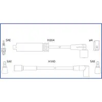 ASTEMO Zündleitungssatz Hueco 134239