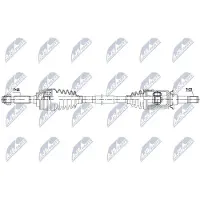 NTY NPW-CH-094 Antriebswelle Hinten Rechts für JEEP COMPASS (MK49)