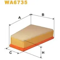 WIX FILTERS Luftfilter WA6735