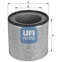 Ufi Luftfilter 2702600 174mm für GM