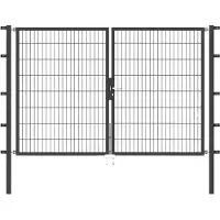 Alberts Zaundoppeltür "Flexo" 250 cm Breite, in versch. Höhen