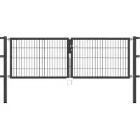 Alberts Zaundoppeltür "Flexo" 250 cm Breite, in versch. Höhen