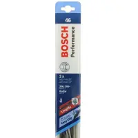 Bosch 46 Twin, Scheibenwischerblatt, Schwarz, Metall, Gummi, 206, 206+, i40, Mazda 5, WEEE, CTP, 70 mm