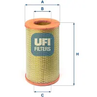 RMS Beauty Piaggio Ape Poker 420cc Air Filter Silber