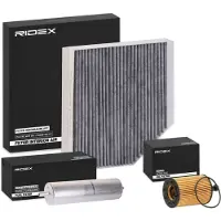 RIDEX Filterset Inspektionspaket Filtersatz für AUDI A4 Avant (8K5, B8) Q5 (8RB) A5 Sportback (8TA) A4 Limousine (8K2, B8) A5 Coupe (8T3)
