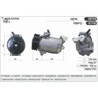 AHE Kompressor, Klimaanlage 97745