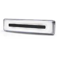 WAS Dachlamp - WAS - W190 N - Neon - 7.1" - 18cm - Milchig weiß - Weiß - 12V-24V -