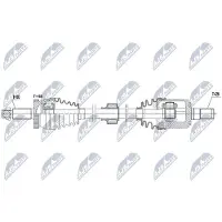 NTY NPW-HY-577 Antriebswelle Vorne Links für HYUNDAI Tucson (TL, TLE) für KIA Sportage (QL, QLE)