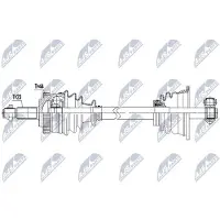 NTY NPW-RE-177 Antriebswelle Vorne Links für RENAULT KANGOO (KC0/1) KANGOO Express (FC0/1)