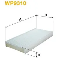 WIX FILTERS Filter, Innenraumluft WP9310