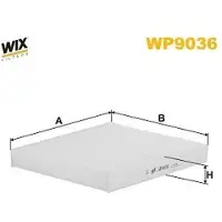 WIX FILTERS Filter, Innenraumluft WP9036