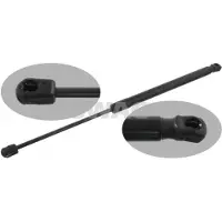 SWAG 30 93 1677 Gasfeder Heckklappendämpfer für AUDI A6 Avant (4F5, C6) 490mm