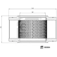 FEBI BILSTEIN Bilstein Luftfilter 180884