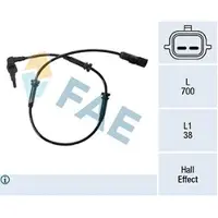 FAE ABS Sensor Raddrehzahl Vorne für RENAULT Clio IV Schrägheck (BH) 78503