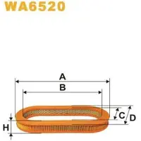 WIX FILTERS Luftfilter WA6520