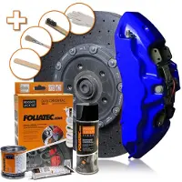 FOLIATEC Brake Caliper Lacquer Set, Blau, Emaillelackierung, Flüssigkeit