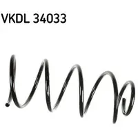 Skf Fahrwerksfeder VKDL 34033 für Ford Focus II