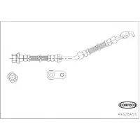 CORTECO Bremsschlauch ERSTAUSRÜSTERQUALITÄT [Hersteller-Nr. 49378455] für Toyota