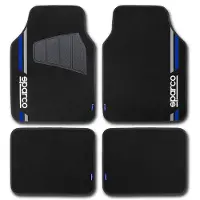 Sparco Auto-Fussmatten-Set SPCF508BL Blau Universal