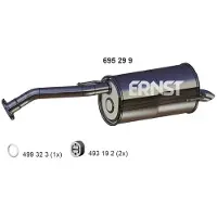 ERNST Endschalldämpfer 695299