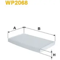 WIX FILTERS Filter, Innenraumluft WP2068