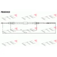 FTE Seilzug, Feststellbremse 9250109