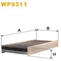 WIX FILTERS Filter, Innenraumluft WP9311