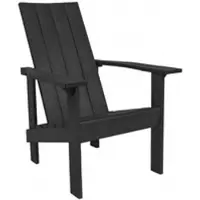 Dresen, Starke Möbel Muskoka Modern Adirondack Sessel C06 Black