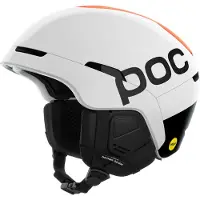 POC - Skihelm /Snowboardhelm &ndash; Unisex &ndash; Obex Connect - Obex Connect Hydrogen White/Fluorescent Orange AVIP für Herren - Größe 59-62 cm -