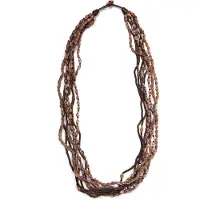 Collezione alessandro Lange Kette "Larina" mit vielen kleinen Muscheln
