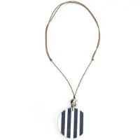 Collezione alessandro Lange Kette "Iris" mit silbener Kunststoffperlen