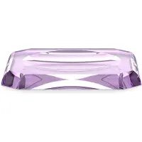DECOR WALTHER Seifenschale Kristall Lila 23 cm