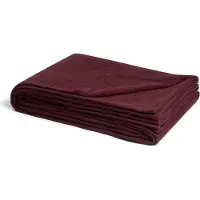 Yumeko Tagesdecken Musselin-Baumwolle 260x240 Rot - Eco, Bio & Fairtrade