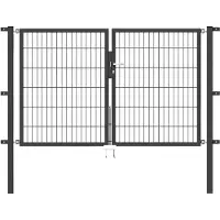 Alberts Zaundoppeltür "Flexo" 200 cm Breite, in versch. Höhen