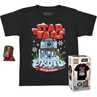 Funko POP! - POP! - POP! & Tee Star Wars Holiday Astromech Droid Größe L