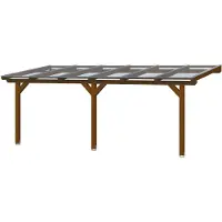 Skanholz Terrassendach "Andria", Leimholz