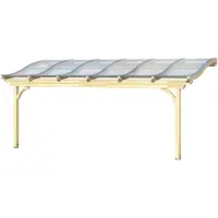 Skanholz Terrassendach "Verona", Leimholz