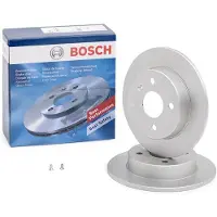 Bosch 2x Bremsscheibe Hinterachse Voll [Hersteller-Nr. 34006584] für Opel
