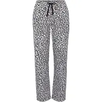 Vivance Pyjamahose DREAMS, Damen, Gr. 32/34, N-Gr, schwarz-weiß (schwarz, weiß gemustert), Single Jersey, Obermaterial: 100% Baumwolle, lang, Hosen Pyjamahose, mit Schwarz-Weiß-Druck