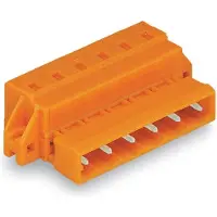 Wago 731-642/019-000 1-Leiter-Stiftleiste,CAGE CLAMP,2,5 mm2,orange 731642019000 - 10 Stück