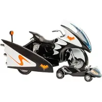 Mcfarlane Toys - DC Retro Fahrzeug Batcycle with Side Car