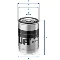 Ufi Ölfilter BMW,BERTONE,ALPINA 23.130.02 11421266773,11421287836,11421707779 Motorölfilter,Filter für Öl 11429061198,5012556,5012651,93892090