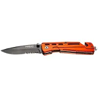Neo Tools Klappmesser mit Glasbrecher und Gurtschneider