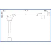 ASTEMO Zündleitungssatz Hueco 134528